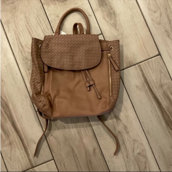 New backpack taupe/beige color. Nwot - Picture 6 of 7